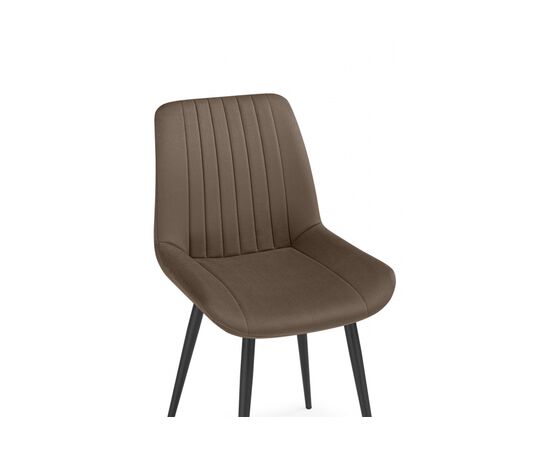 Стул на металлокаркасе Седа коричневый (zd 233) / черный np, изображение 5 | Интернет магазин мебели и декора LifeDekor