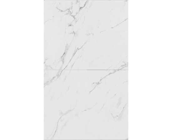 Стол DikLine DI100 Мрамор Кристал белый/опоры черные (2уп.), изображение 4 | Интернет магазин мебели и декора LifeDekor