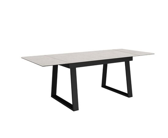 Стол DikLine DZ160 хромикс белый/черный (2 уп.), изображение 2 | Интернет магазин мебели и декора LifeDekor