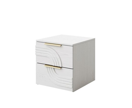 Тумба «Монтиз» 2я КМК 1003.2, белый/ясень текстурный | Интернет магазин мебели и декора LifeDekor