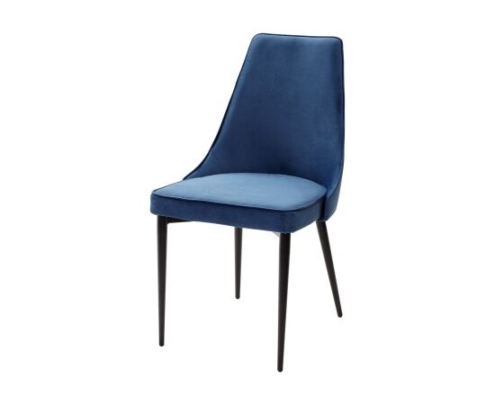 Стул NEPAL-P СИНИЙ #29, велюр/ черный каркас М-City | Интернет магазин мебели и декора LifeDekor
