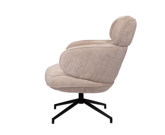 Кресло KING кремовый, шенилл, изображение 4 | Интернет магазин мебели и декора LifeDekor