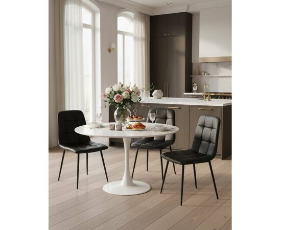 Стул Одди NEW экокожа черный, изображение 3 | Интернет магазин мебели и декора LifeDekor