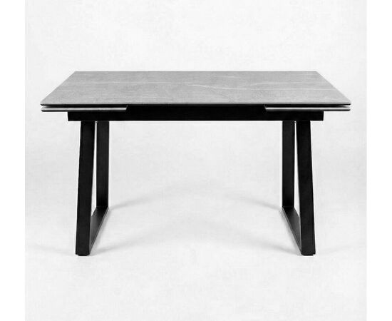 Стол DikLine DZ160 Мрамор Кандела cветло-серый/черные (2 уп.), изображение 3 | Интернет магазин мебели и декора LifeDekor