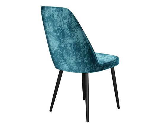 Стул DikLine 327 поворотный M19 бирюза, ножки черные, изображение 3 | Интернет магазин мебели и декора LifeDekor