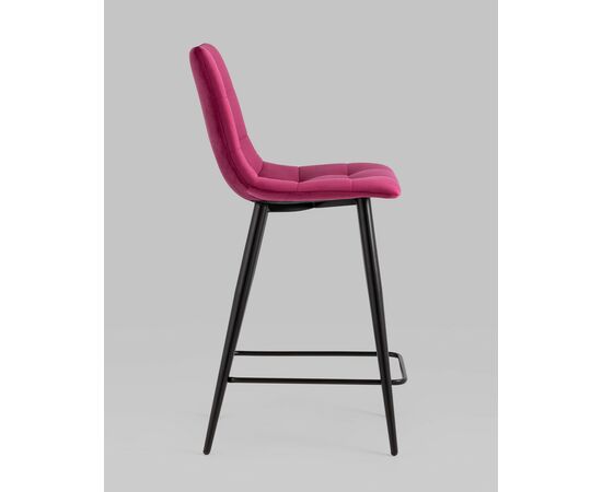 Стул полубарный Джанго велюр винный 2 шт., изображение 4 | Интернет магазин мебели и декора LifeDekor