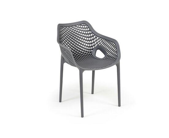 "Беллини" стул пластиковый, цвет темно-серый, изображение 3 | Интернет магазин мебели и декора LifeDekor