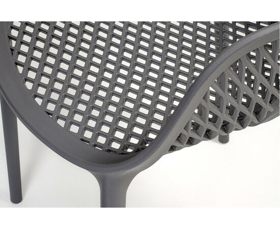 "Беллини" стул пластиковый, цвет темно-серый, изображение 5 | Интернет магазин мебели и декора LifeDekor