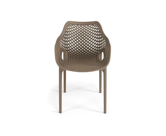 "Беллини" стул пластиковый, цвет бежево-коричневый, изображение 3 | Интернет магазин мебели и декора LifeDekor