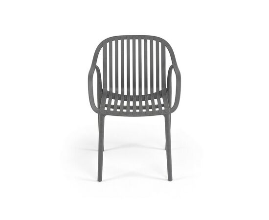 "Мохито" стул пластиковый, цвет темно-серый, изображение 3 | Интернет магазин мебели и декора LifeDekor