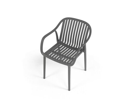 "Мохито" стул пластиковый, цвет темно-серый, изображение 4 | Интернет магазин мебели и декора LifeDekor