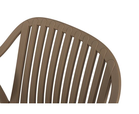 "Мохито" стул пластиковый, цвет бежево-коричневый, изображение 6 | Интернет магазин мебели и декора LifeDekor