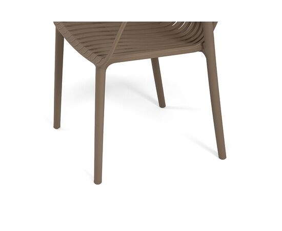 "Мохито" стул пластиковый, цвет бежево-коричневый, изображение 7 | Интернет магазин мебели и декора LifeDekor