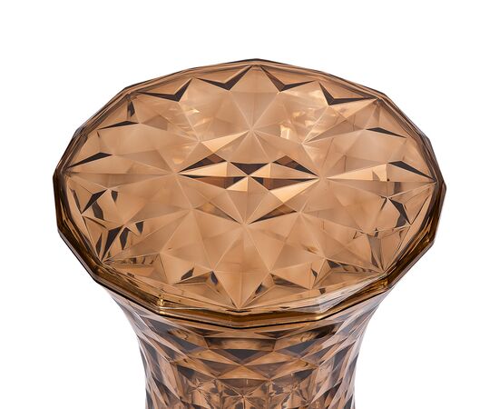 Стул-пуф Stone прозрачный янтарный, изображение 5 | Интернет магазин мебели и декора LifeDekor