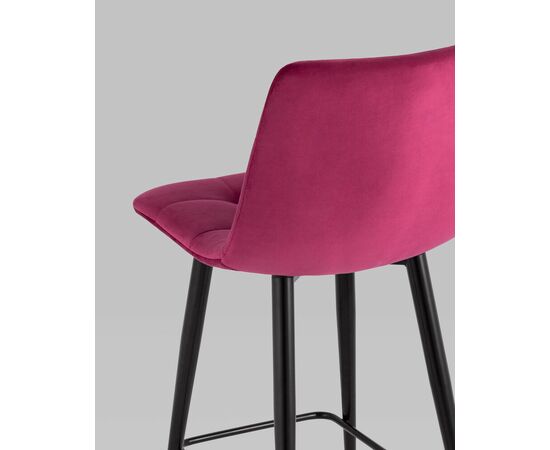 Стул полубарный Джанго велюр винный 2 шт., изображение 7 | Интернет магазин мебели и декора LifeDekor