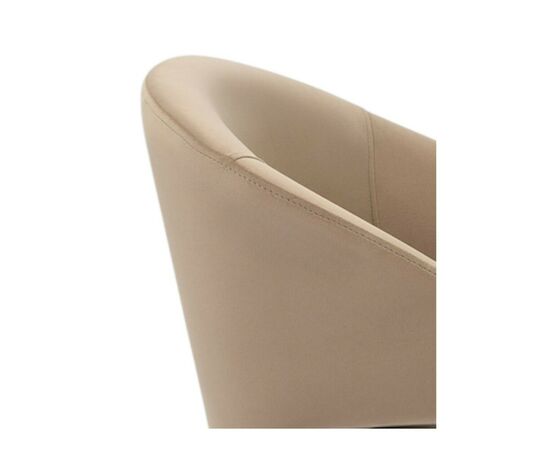 Дизайнерский стул Cosmos на усиленной опоре, латте, основание хром, изображение 5 | Интернет магазин мебели и декора LifeDekor