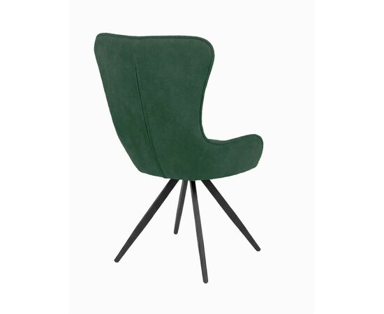 Стул DikLine 333 поворотный TW14 зеленый, ножки черные, изображение 4 | Интернет магазин мебели и декора LifeDekor