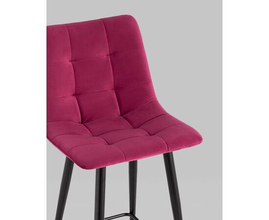 Стул полубарный Джанго велюр винный 2 шт., изображение 8 | Интернет магазин мебели и декора LifeDekor