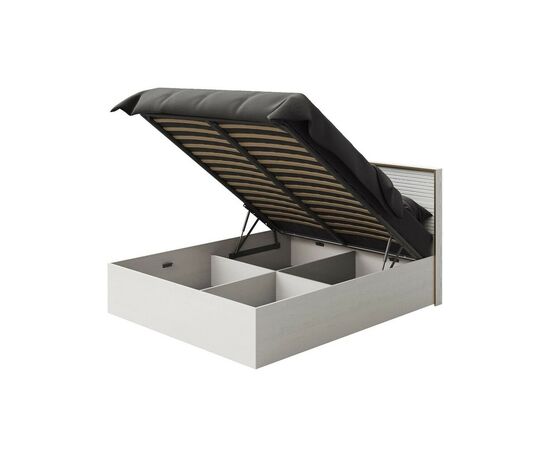 Кровать «Монтиз» 1РМ с п/м КМК 1003.22 160x200см, дуб мадура/эвкалипт, изображение 3 | Интернет магазин мебели и декора LifeDekor