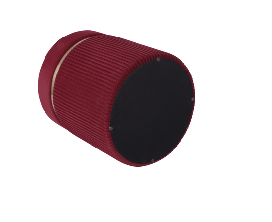 Пуф Миранда с ящиком велюр бордовый, изображение 4 | Интернет магазин мебели и декора LifeDekor