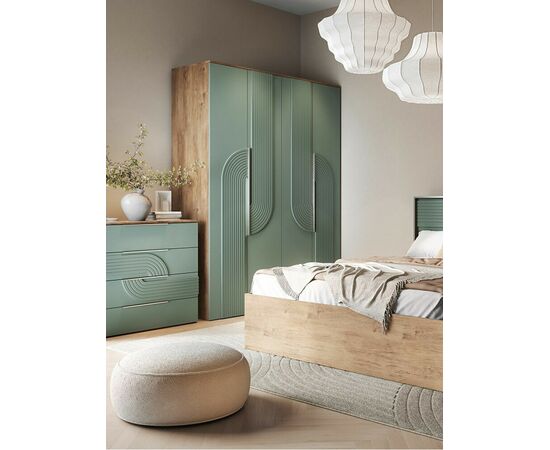 Шкаф «Монтиз» 4д КМК 1003.1, дуб мадура/эвкалипт, изображение 4 | Интернет магазин мебели и декора LifeDekor