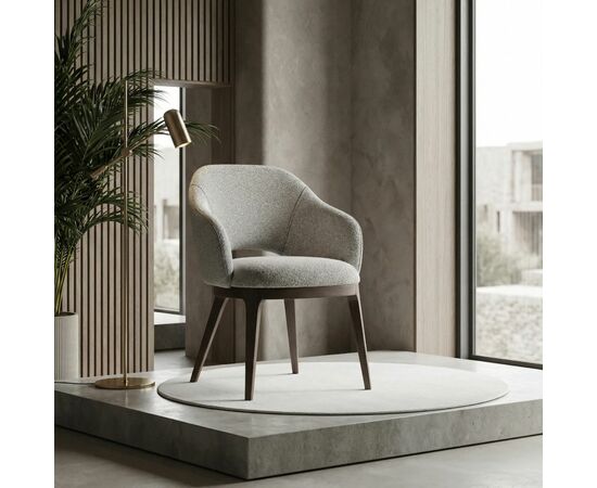 Стул Atrio, массив, ткань белый | Интернет магазин мебели и декора LifeDekor