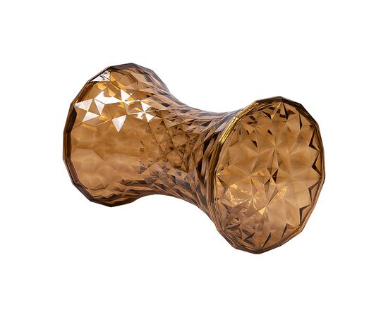 Стул-пуф Stone прозрачный янтарный | Интернет магазин мебели и декора LifeDekor