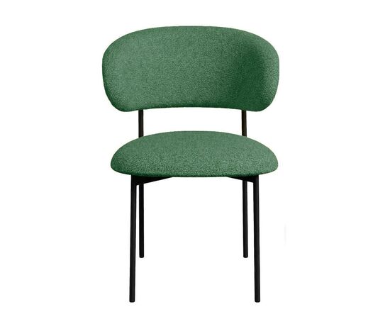 Стул DikLine 201 NS Pine зеленый, ножки черные, изображение 4 | Интернет магазин мебели и декора LifeDekor