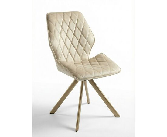 Стул Картьер поворотный, (тк. Венеция №2), ножки шампань | Интернет магазин мебели и декора LifeDekor