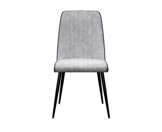 Стул DikLine 324 поворотный B22 GREY, ножки черные, изображение 2 | Интернет магазин мебели и декора LifeDekor