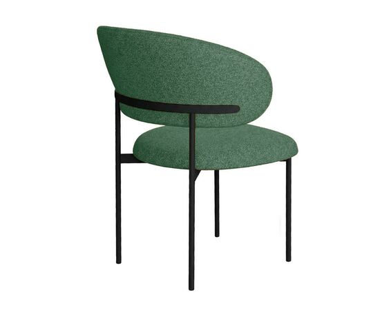 Стул DikLine 201 NS Pine зеленый, ножки черные, изображение 3 | Интернет магазин мебели и декора LifeDekor