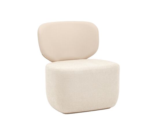 Кресло Спейс спинка экокожа, сиденье шенилл бежевый | Интернет магазин мебели и декора LifeDekor