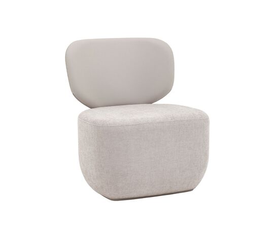 Кресло Спейс спинка экокожа, сиденье шенилл светло-серый | Интернет магазин мебели и декора LifeDekor