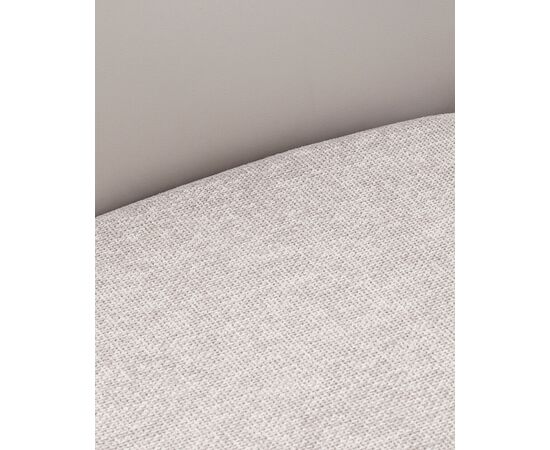 Кресло Спейс спинка экокожа, сиденье шенилл светло-серый, изображение 8 | Интернет магазин мебели и декора LifeDekor