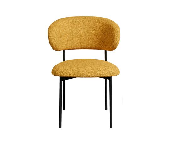Стул DikLine 201 NS Gold горчица, ножки черные, изображение 4 | Интернет магазин мебели и декора LifeDekor