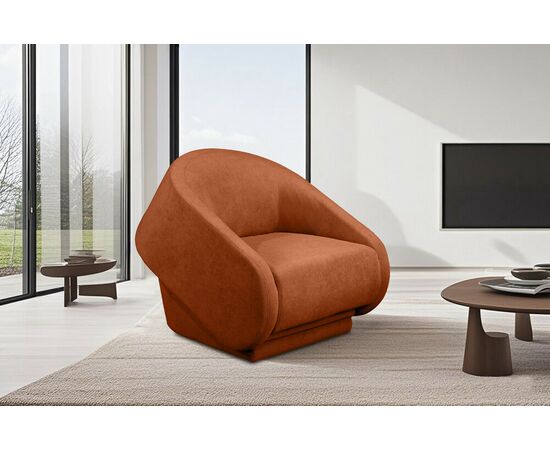 Кресло-кровать Fusion терракотовое, изображение 2 | Интернет магазин мебели и декора LifeDekor