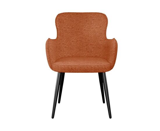 Стул DikLine 503 поворотный NS Rust терракотовый, ножки черные, изображение 2 | Интернет магазин мебели и декора LifeDekor