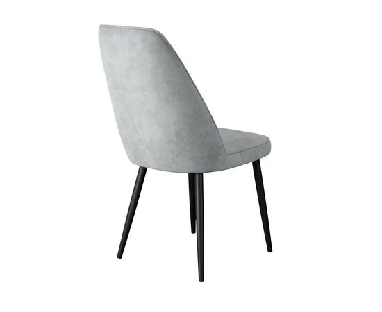 Стул DikLine 327 поворотный B22 GREY, ножки черные, изображение 3 | Интернет магазин мебели и декора LifeDekor