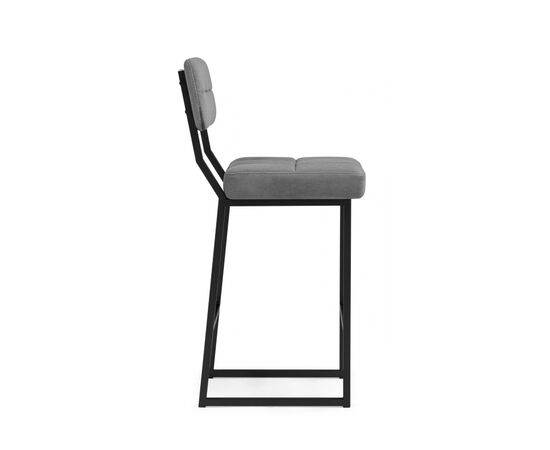Барный стул Ларс selfie grey / черный, изображение 3 | Интернет магазин мебели и декора LifeDekor