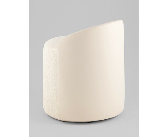 Пуф Тея спинка иск.кожа, сиденье шенилл бежевый, изображение 6 | Интернет магазин мебели и декора LifeDekor