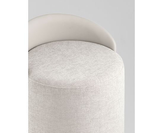 Пуф Тея спинка иск.кожа, сиденье шенилл светло-серый, изображение 8 | Интернет магазин мебели и декора LifeDekor