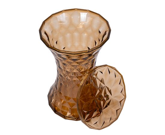 Стул-пуф Stone прозрачный янтарный, изображение 3 | Интернет магазин мебели и декора LifeDekor