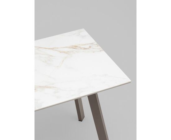 Стол Райли нераскладной 100*70*75 см столешница МДФ керамика Carla Larkin глянец, изображение 6 | Интернет магазин мебели и декора LifeDekor