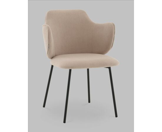 Стул Джиннет NEW велюр бежевый 2 шт., изображение 2 | Интернет магазин мебели и декора LifeDekor