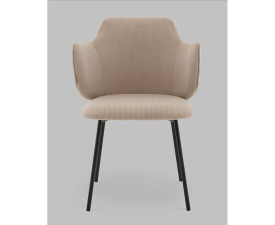 Стул Джиннет NEW велюр бежевый 2 шт., изображение 3 | Интернет магазин мебели и декора LifeDekor