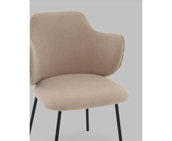 Стул Джиннет NEW велюр бежевый 2 шт., изображение 8 | Интернет магазин мебели и декора LifeDekor