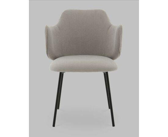 Стул Джиннет NEW велюр светло-серый 2 шт., изображение 3 | Интернет магазин мебели и декора LifeDekor