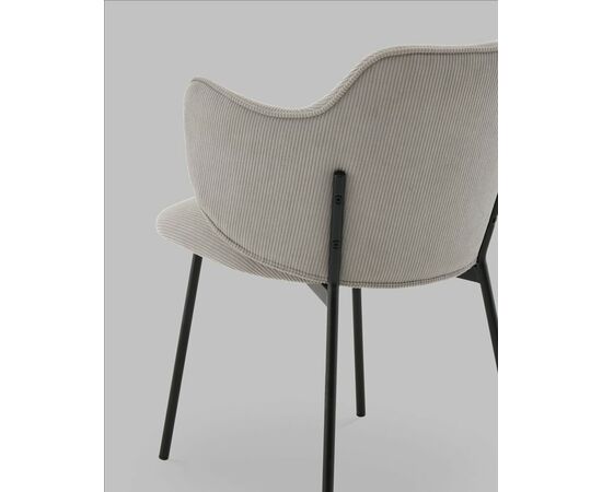 Стул Джиннет NEW велюр светло-серый 2 шт., изображение 7 | Интернет магазин мебели и декора LifeDekor