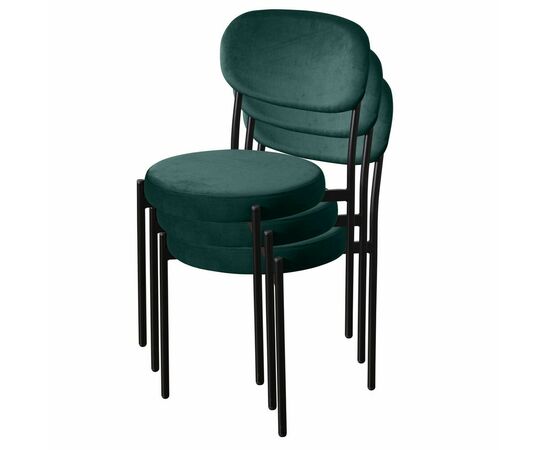 Стул Mason, бархат зелёный 19, изображение 9 | Интернет магазин мебели и декора LifeDekor