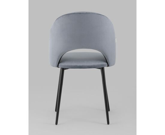 Стул Меган SN велюр серый, изображение 7 | Интернет магазин мебели и декора LifeDekor